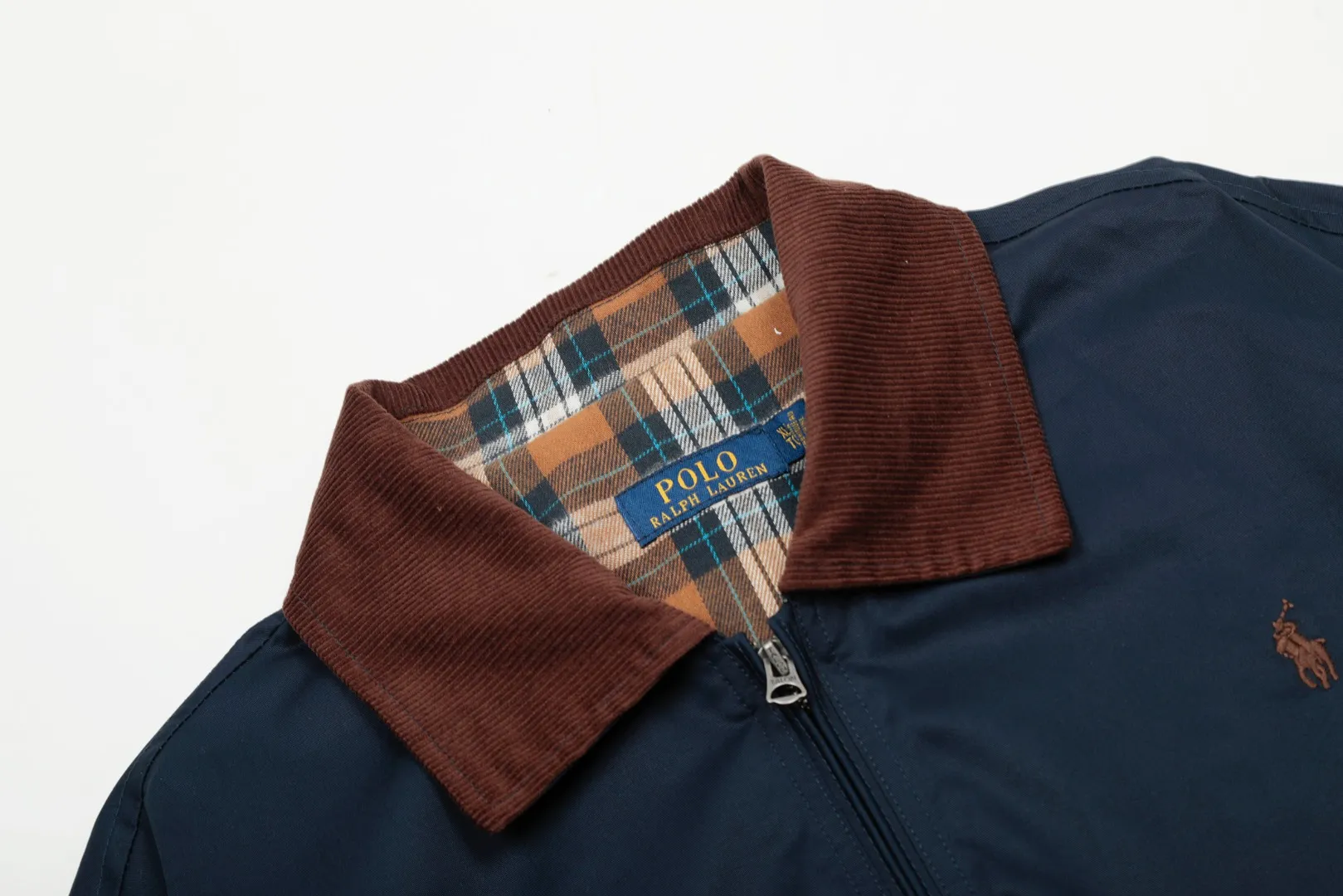 🅿️340 "Top quality" Style number: 8099# [Ralph Lauren corduroy color-blocked lapel American retro jacket] ✅Ralph Lauren American retro classic contrasting color corduroy lapel jacket ✅Pure cotton washed fabric Fabric texture version YYDS~ ✅Fashionable and casual commuting travel Simple style is classic ✅Simple and easy to match ootd essential style Versatile style Size: S-XL Color: Navy blue, matcha light green, Klein blue, retro gray green